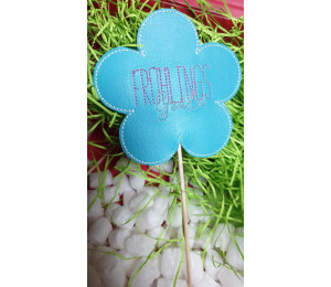 Stickserie ITH - Blumenstecker Frühling